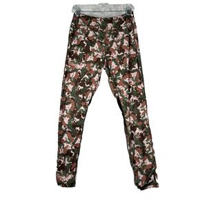 MP Pants Womens Large Brown Green‎ Reversible Leggings Cheetah Camo Casual Gym